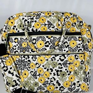 Vera Bradley Weekender/Travel/Tote Bag in Go Wild Floral w/Pouches